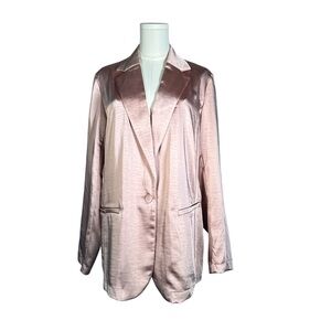 a new day Blush Satin‎ Women's Blazer
